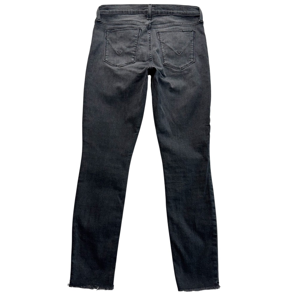 Hudson Krista Super Skinny Gray Wash Frayed Hem Jeans Size 27 #26 - Picture 2 of 10